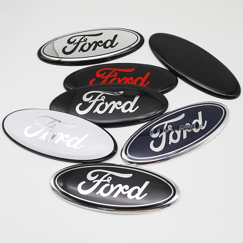 3D Aluminum Front Rear Badge Emblem Overlay 22.5cm For Ford F150 Ranger Explorer Transit Auto Truck Tuning Styling Accessories