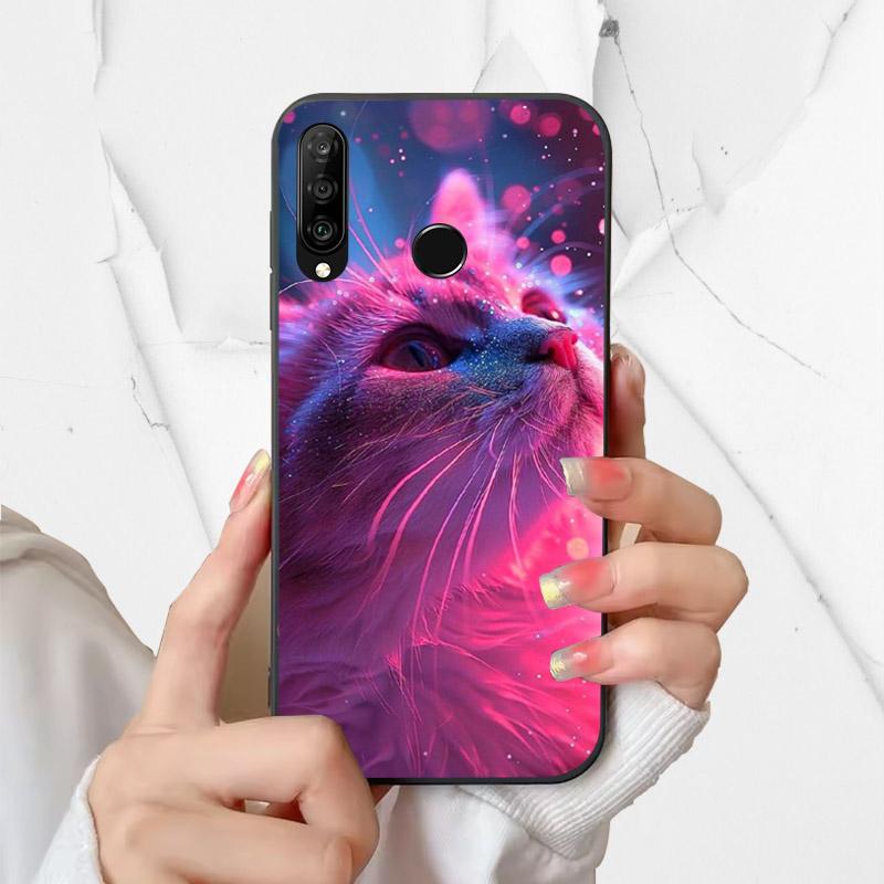 Чехол для телефона Huawei P30 Lite Силиконовый чехол MAR-LX1A Модный Расписной Ударопрочный Мягкий Fundas Для Huawei Nova 4e Чехол P30Lite