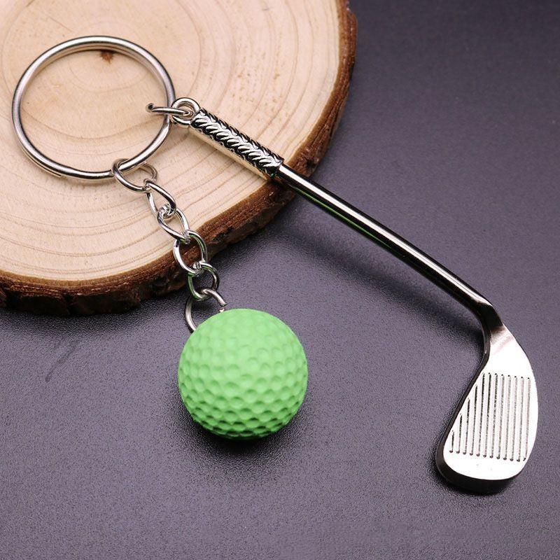 Golf Ball Key Chain Pendant: Add a Sporty Touch to Your Look! Perfect Gift for Golf Enthusiasts