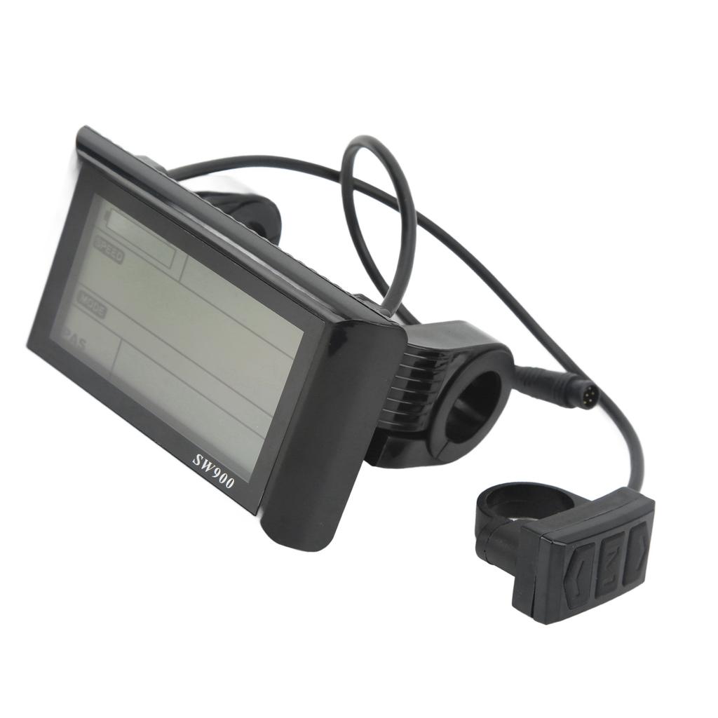 Electric Bike LCD Display Electric Scooter SW900 LCD Display Meter with Waterproof Connector