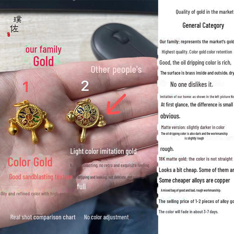 Подвеска в виде золотого песчаного дракона и феникса с кошачьим когтем для женщин