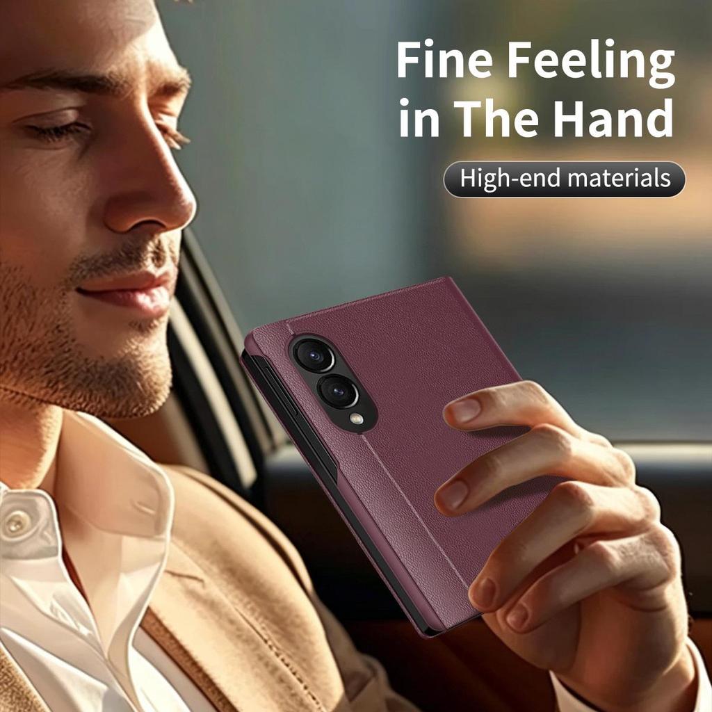 Smart View Window Flip Case For Samsung Galaxy Z Fold8 Wide /Z Fold8 Ultra, Wallet Card Cover Stand Phone Cases Protector Skins Shell