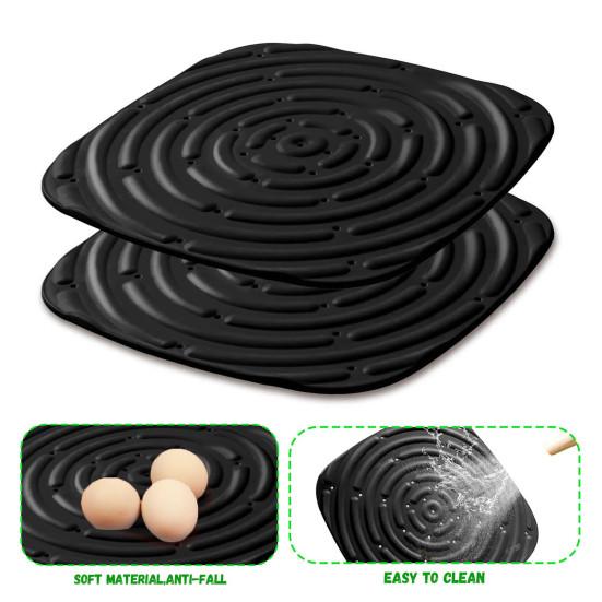 2 шт./4 шт. коврик для курятника, моющиеся подушечки для куриных гнезд, прочные, удобные и здоровые постельные принадлежности для курятника, предназначенные для откладки яиц, предотвращающие появление трещин в яйцах