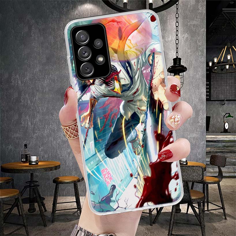 C-Человек-бензопила Дэнджи Мягкий чехол для телефона для Samsung Galaxy S22 S23 S24 S25 Edge S26 Ultra S20 FE S21 Plus + Fundas Coque Galaxy S2