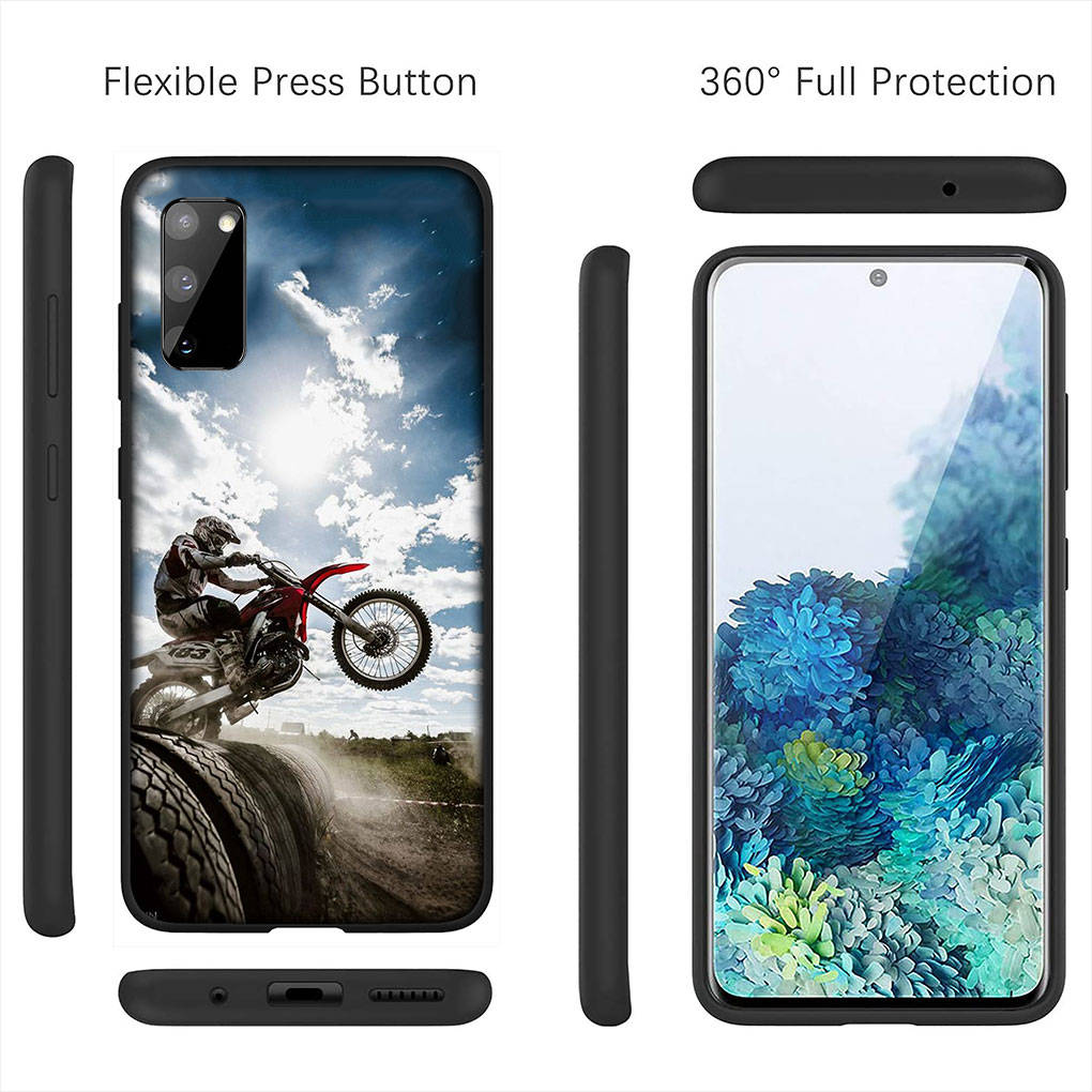 Для Samsung Galaxy S24 S23 iPhone 15 14 Xiaomi Redmi Note 13 12 11 8 Plus 10 9 Pro Max X XR Чехол для телефона Плакат Мото Кросс Мотоцикл Мобильный OPPO Huawei