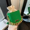 Модная Сумка на Цепочке через Плечо, Маленькая Квадратная Сумка Crossbody, Женская Сумка