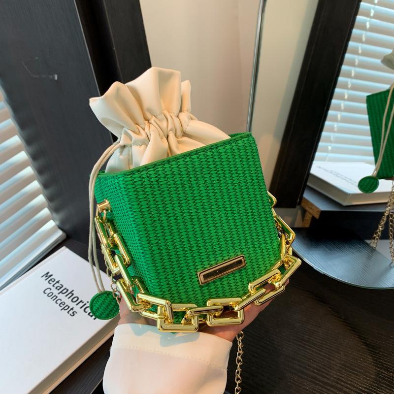 Модная Сумка на Цепочке через Плечо, Маленькая Квадратная Сумка Crossbody, Женская Сумка