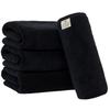 Towel Laboratory Bath Towel Black Set of 4 Soft Medium Weight Soft Volume Fast Absorbency Durable Cotton 420GSM JapanTechnology [Spongy Touch] #033