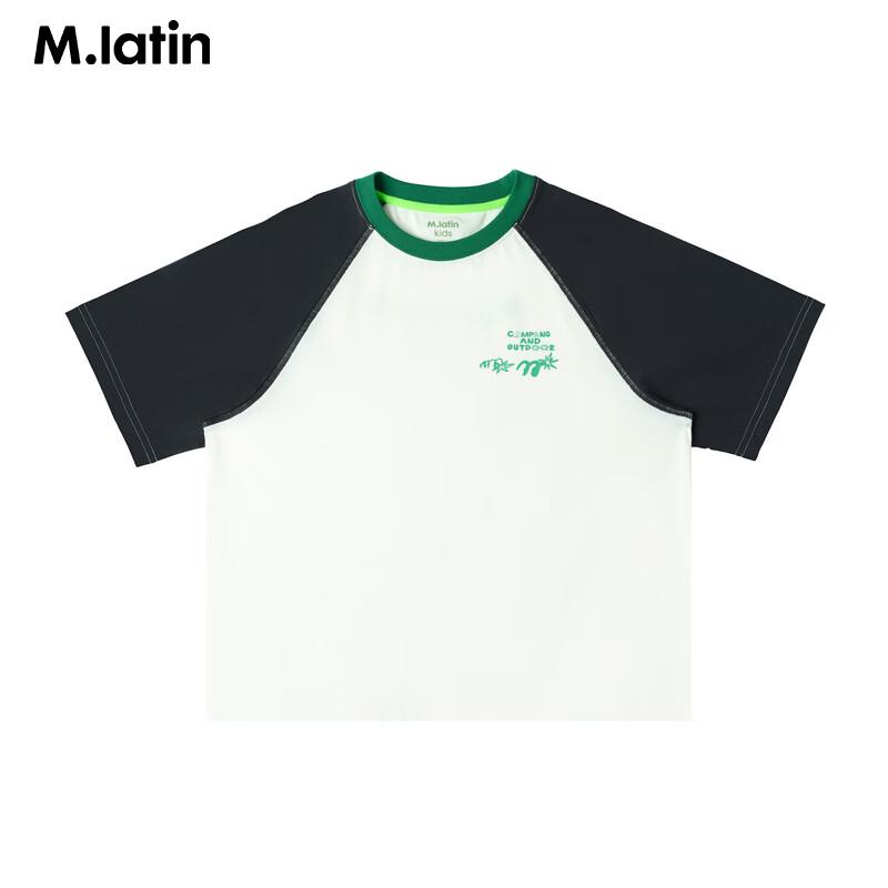 M.Latin Kids' Color-Block Ice-Cool Short Sleeve T-Shirt