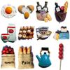 Tools Refrigerator Ornament Bread Egg Milk Fridge Magnet Magnetic Stickers Cartoon Food Shape