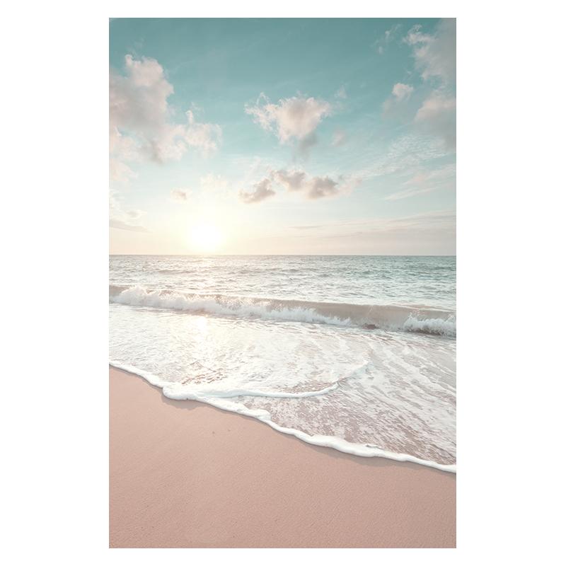 Bridge Leaves Turtle Seagull Wall Art Print Painting Beach Sea Ocean Canvas Poster Vibrant Summer Picture Nordic Home Decoration