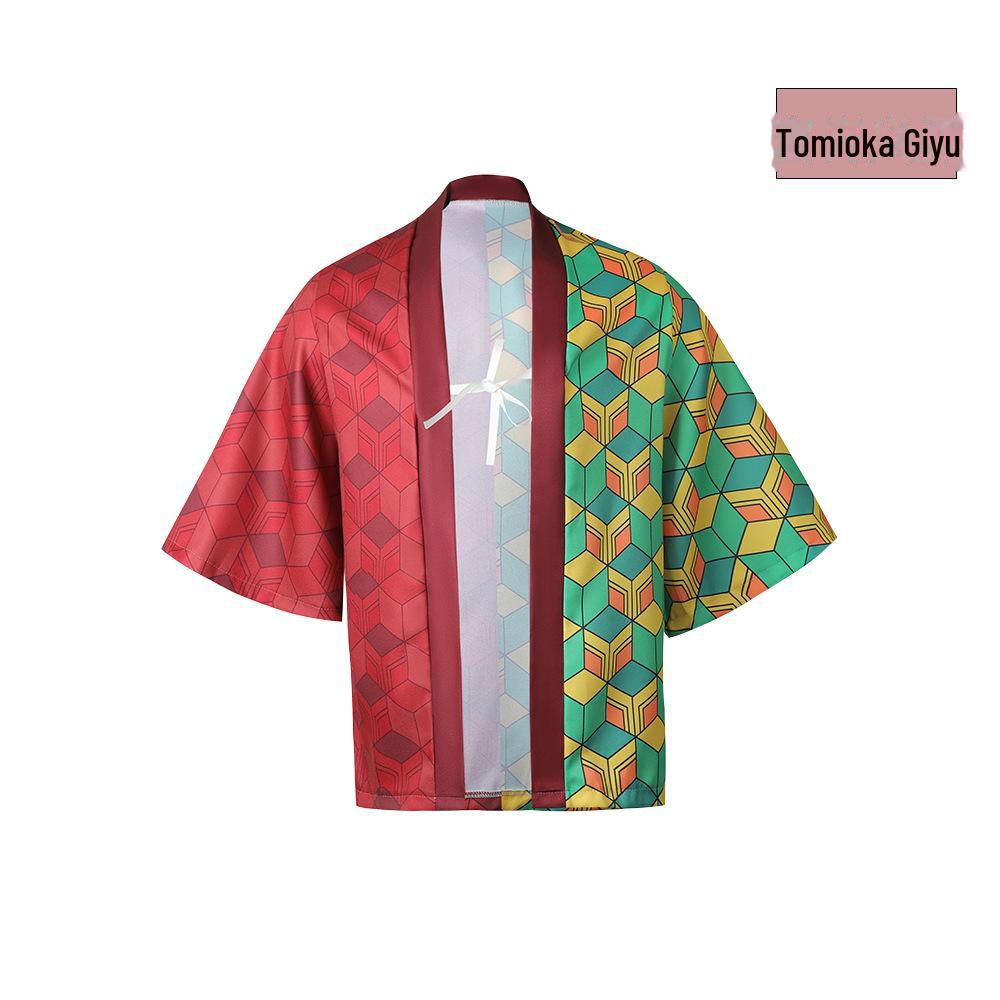 Плащ Танджиро Убийца Демонов - Аниме Костюм для Детей и Взрослых