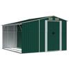 VidaXL Garden Shed, Tool Shed with Handles, Tool Shed with Sloping Roof, Terrace Storage Shed, Green 3188287
