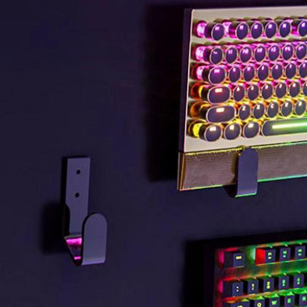 Storage Hook Wall-mounted Keyboard Rack Acrylic Keyboard Mouse Wall Clip Computer Keyboard