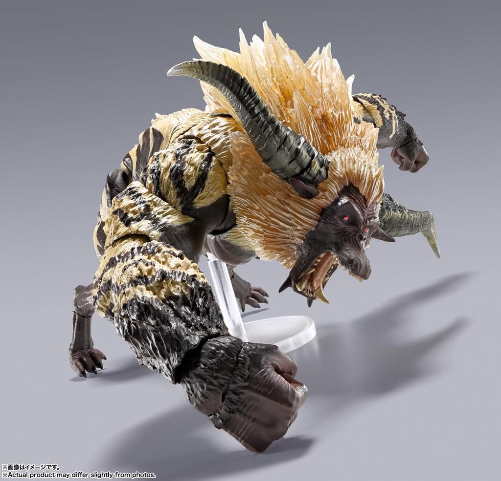 TAMASHII NATIONS MonsterArts Серия Monster Hunter Взбешенный примерно 200 мм ПВХ АБС окрашенная подвижная фигурка S.H. Раджанг, &