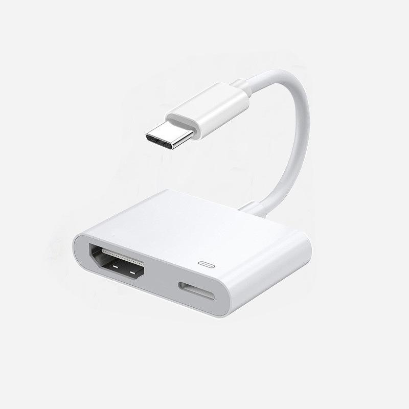 4K HD Кабель-адаптер Type-C на HDMI для зеркалирования экрана мобильного телефона - Совместим с устройствами 15/16/17