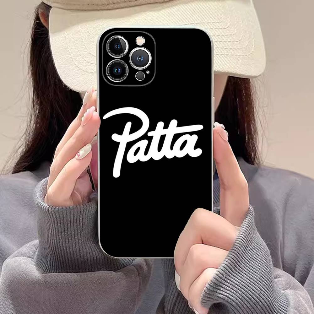 Модный Чехол P-Patta Для IPhone 17 16 15 14 13 12 11 Pro Max Plus Мягкий Чехол Персонализированный DIY