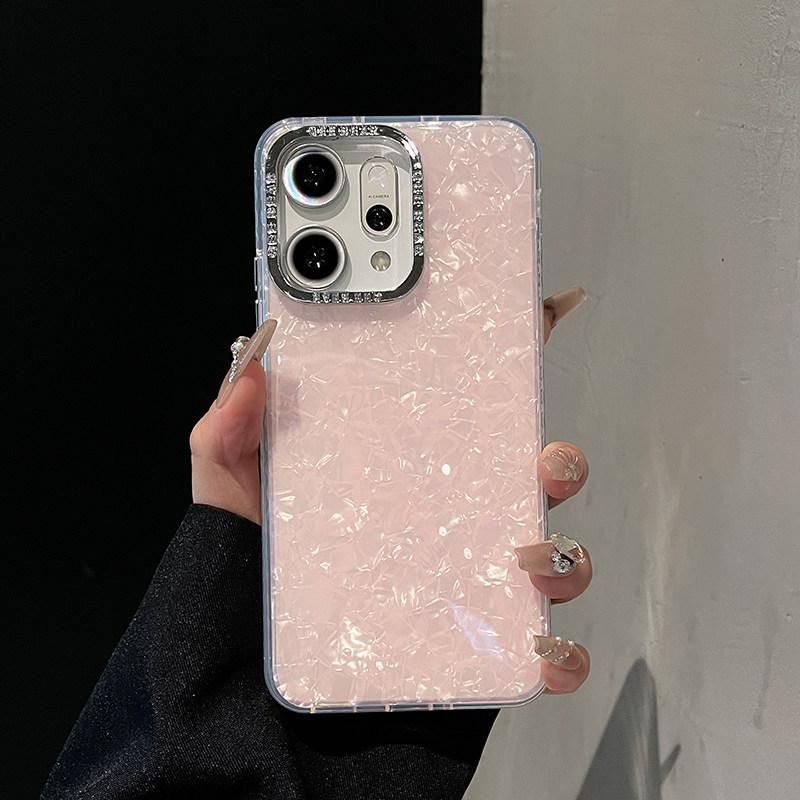 Xuanmi подходит для чехла на телефон opporeno14, новый узор ракушки reno13pro защитная крышка зеркало, женский reno1.