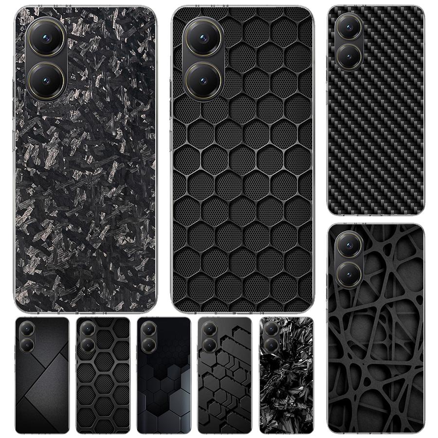 Чехол с узором из кованого карбона для телефона Xiaomi Poco X7 X6 X5 Pro X3 Nfc F7 Ultra F6 F5 X4 F4 Gt F3 M6 M5S M4 M3 Печатный корпус P