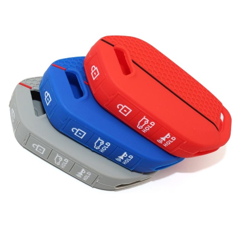 Key Fob Protector Cover Silicone Car Key Case Waterproof Remote Key Cover Honeycomb Texture Shell Case