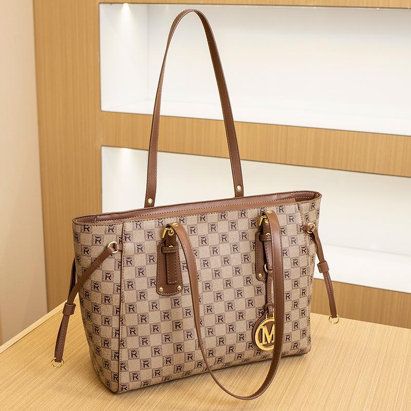 New Handheld Printed Women's Bag Fashion Large Capacity Shoulder Bag Women's Sensory Thoth Bag