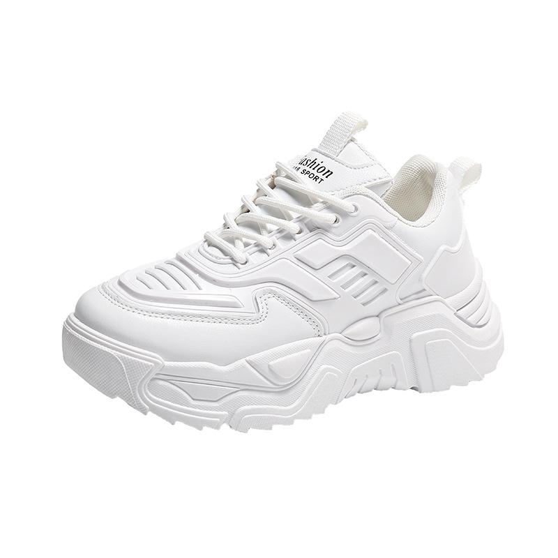 Мода 2024 Новые корейские универсальные черные спортивные туфли Студенческая уличная съемка Повседневная обувь Женские уличные кроссовки женские