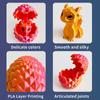 3D Printed Dragon Egg with Baby Dragon Inside - Mini Decorative Figurine for Home & Desktop Ornament, Kids Birthday Gift