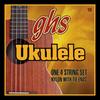 Ghs Standard Ukulele Strings, Clear Nylon #10