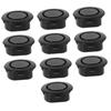 Housoutil 10pcs Bumper Sensor Hole Plug Universal Bumper Body Plug Hole Cover for Truck Replacement Parts Exterior Accessories