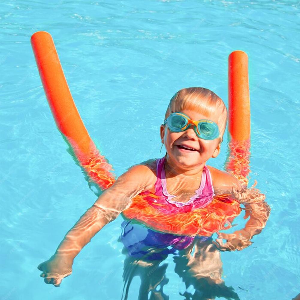Pool Noodle Foam Buoyancy Stick - Flexible Swimming Aid Exercise Tool, Training Device for Kids Adults Water Sports & Learn Swim