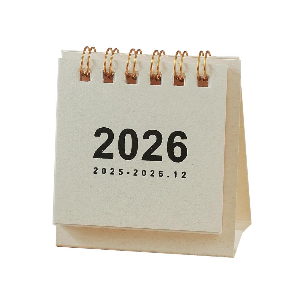2025-2026 Ретро Мини Настольный Календарь в Стиле MUJI INS Лунный Декор