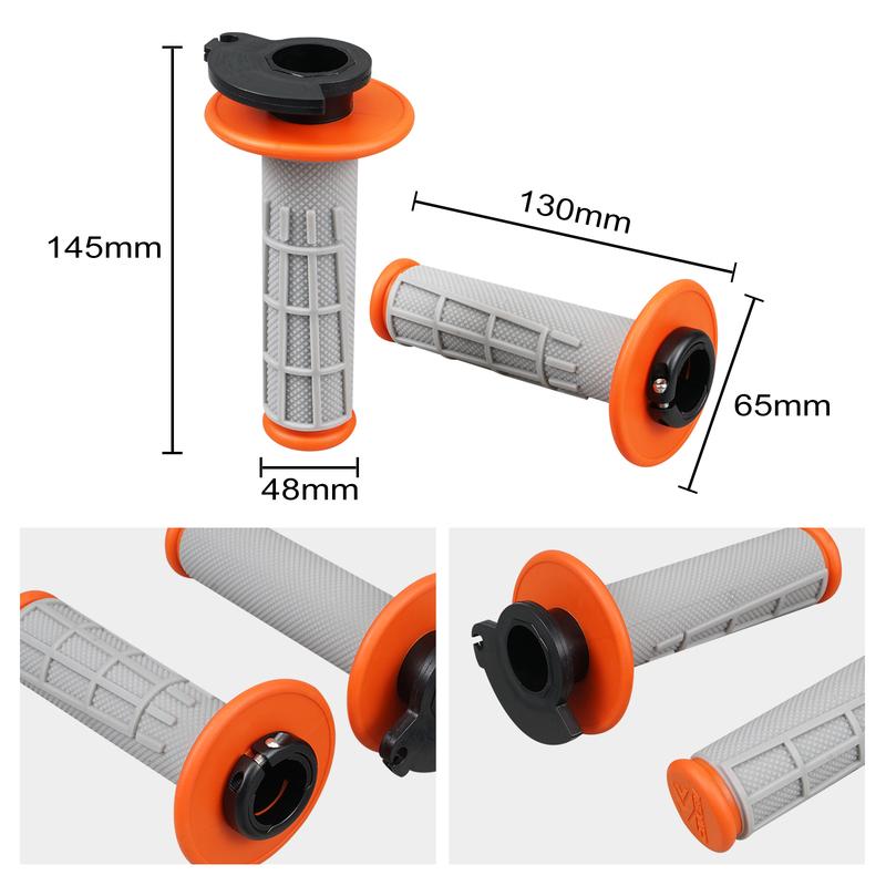 NICECNC For KTM EXC 300 2008-2022 Handlebar Lock-on Grips Throttle Tube For KTM EXC-F 350 SX 125 SXF 450 Husqvarna TE 300 FE 450