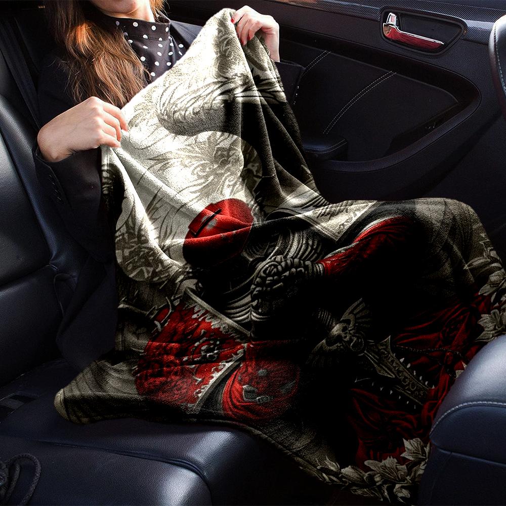 Warhammer 40k Theme Printed Blanket - Perfect for Couch, Bed, Travel & Outdoor Use | Machine Washable, Cozy & Durable.