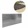 Ultra-strong Aluminium Garden Edging - ICH-ZAPFE.DE - 10 Cm X 15 M - Galvanized - Aluminium