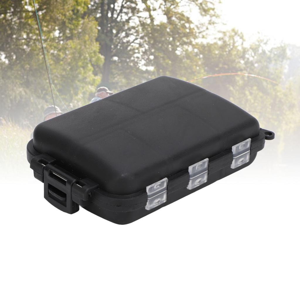 2Pcs Fishing Tackle Box Waterproof Large Capacity Plastic Portable Fishing Jig Hook Storage Case Container for Outdoor Camping Fishing