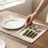 Refined Bamboo Handle Cutlery Set Stainless Steel Suitable for Home Kitchens and Gifts