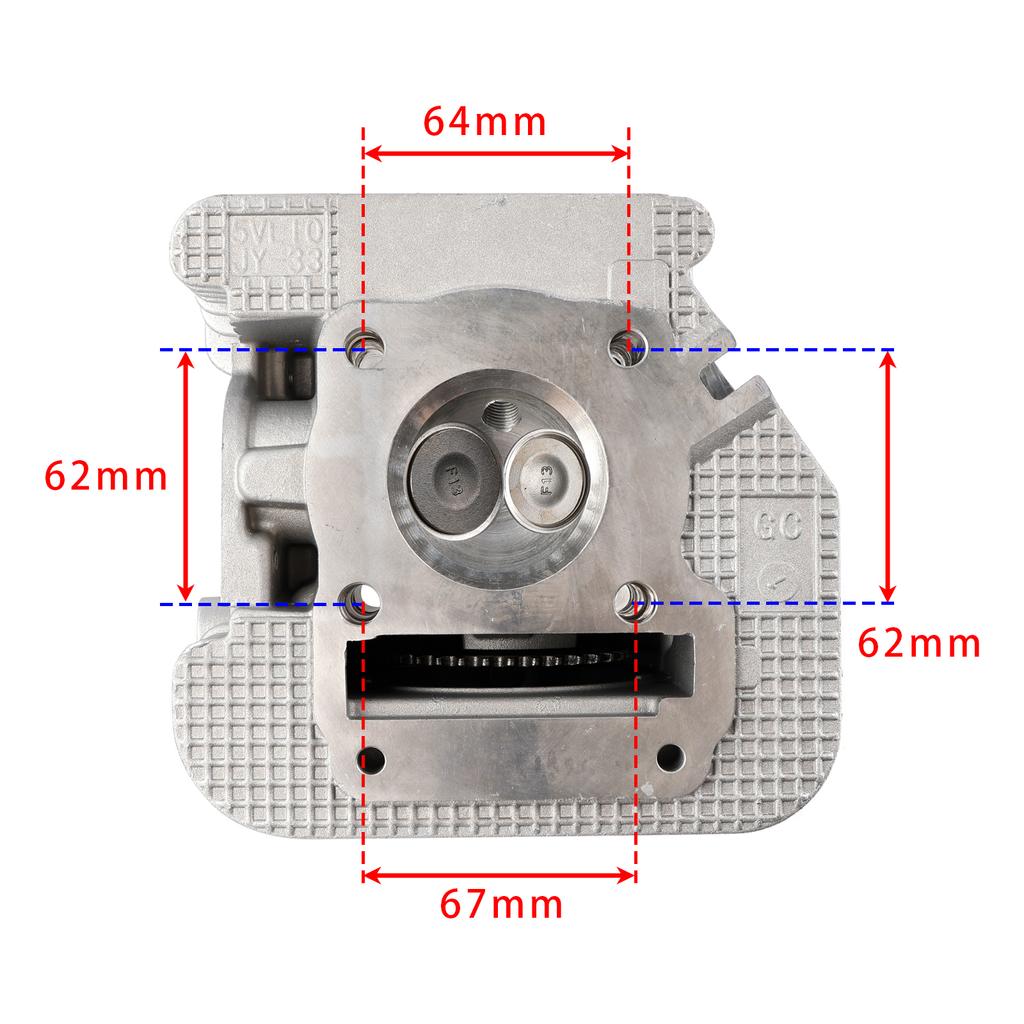 Головка цилиндра двигателя без EGR подходит для Yamaha TT-R125 TTR125E TTR125LE 2000-2022