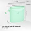 Reusable Refrigerator Food Storage Bag Silicone Fruit Freezer Seal Bag  for Kitchen