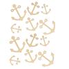 90 Mini Wooden Decorations - Boat Anchors