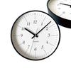 KATOMOKU Plywood Clock 18 Black Wall Clock with Continuous Second Hand km-110BK 304mm (quartz Clock)