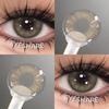 Eyeshare 1 Pair Serbia Contact Lenses for Eyes Gray Pupils Natural Big Black Eyes Contacts Beauty Makeup Soft Cosmetics