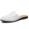 Fashion Leather Shoes Man Casual Loafers Luxury Design Slip On Male Dress Shoes Leisure Style Big Size Good Wear-resistant Sole