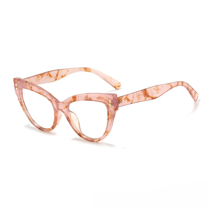 Retro Fashion Anti-blue Light Cat Eye Reading Glasses Unisex Trendy Oversized Presbyopic Eyeglasses
