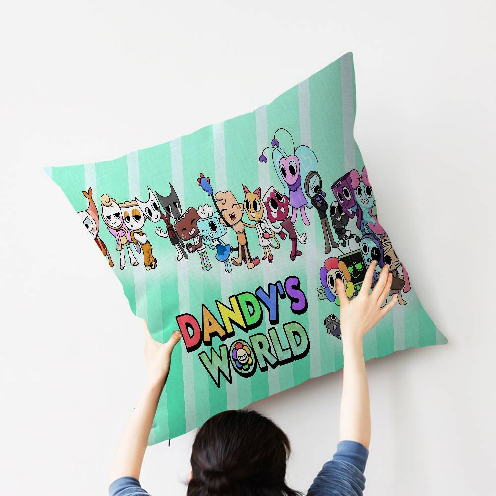 D-Dandys WorldS Cartoon Pillow Gifts Home Office Furnishings Bedroom Sofa Car Cushion Cover case 45x45cm