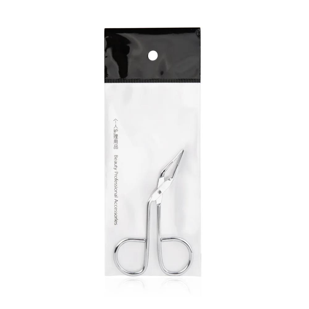 1Pcs Scissor Type Eyebrow Tweezer Fine Hairs Puller Eye Brow Nose Hair Removal Beauty Makeup Tools Accessories