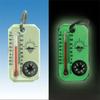 Sun Company LumaGage Zipper Pull Compass and Thermometer Outdoor Thermometer and Compass - Easy-to-Read
