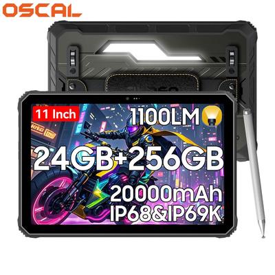 Oscal SPIDER 10 5G Защищенные планшеты Android 15 11-дюймовый дисплей 8+8 ГБ ОЗУ 256 ГБ ПЗУ Планшетный ПК 20000 мАч 268.2*179.6*17 мм