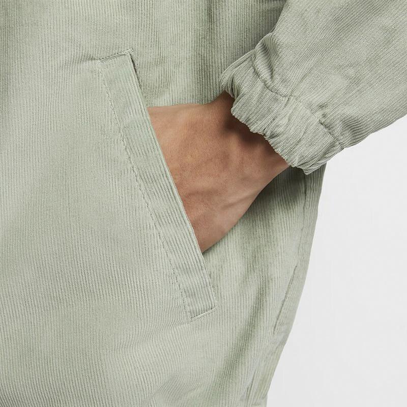 Nike Sportswear Club Corduroy Harrington Jacket Asia Sizing 'Jade Horizon' Men's FZ0632-370