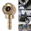 1 шт. Закрытый шаровой патрон и зажим с 1/4-дюймовым штуцером, пневматический патрон, шиномонтажный манометр, инструмент для накачивания шин, пневматический патрон