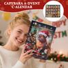 Christmas Advent Calendar with 24 Days of Collectible Toys Figures, Fun Holiday Gift Countdown Dolls for Kids, Adults, Friends
